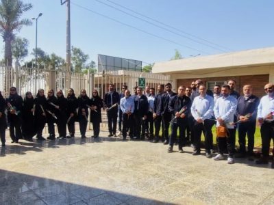 تجلیل از کارکنان آتش‌نشانی و HSE شرکت ایده‌پردازان صنعت فولاد